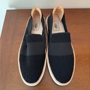 UGG Black Sammy Knit Slip On Shoes - Womens Size 8.5